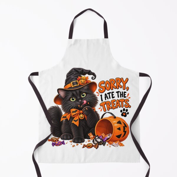 Item preview, Scary Treats with Floof – Halloween Cat designed and sold by lumar23.