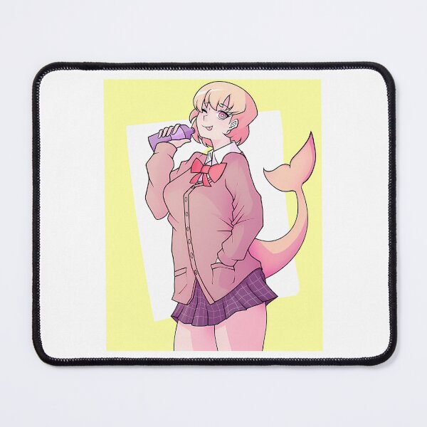 Item preview, Sherbet Drinking Soda Cute Shark Girl Anime Sticker designed and sold by IdealiftsArt.