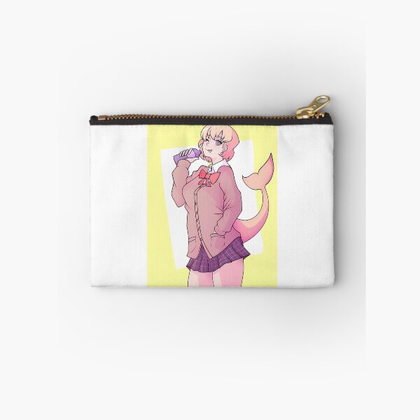 Item preview, Sherbet Drinking Soda  Cute Shark Girl Anime Sticker designed and sold by IdealiftsArt.