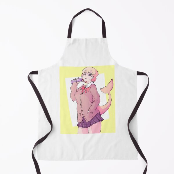 Item preview, Sherbet Drinking Soda Cute Shark Girl Anime Sticker designed and sold by IdealiftsArt.