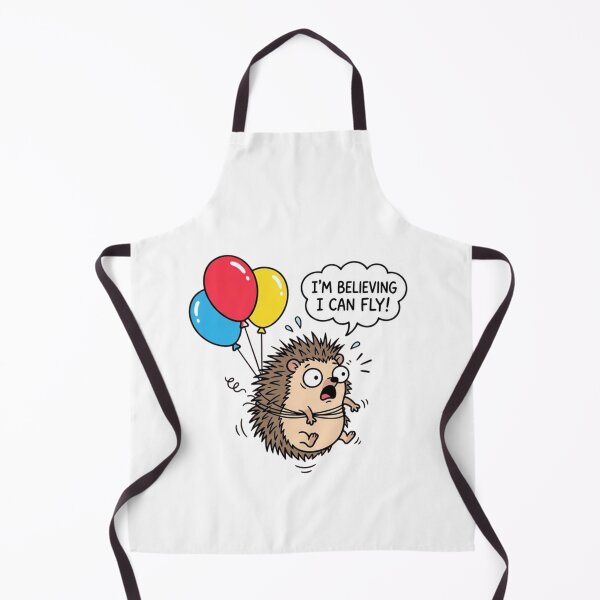 Item preview, Cute Hedgehog Flying With Balloons Dream Big Meme designed and sold by jeshands.