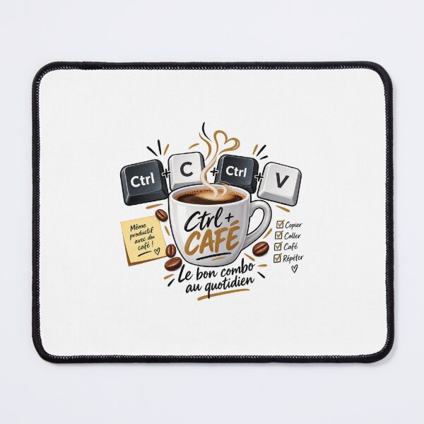 Item preview, Ctrl + C, Ctrl + V, Ctrl + Coffee – Office Humor & Coffee Lover designed and sold by Batirelle.