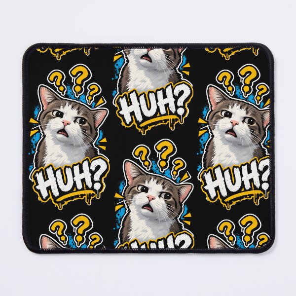 Item preview, Huh Cat Meme Funny Cute Kitty Kitten Lover Cats Memes designed and sold by DUMEJE.