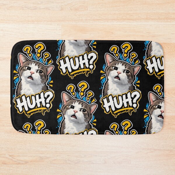 Item preview, Huh Cat Meme Funny Cute Kitty Kitten Lover Cats Memes designed and sold by DUMEJE.