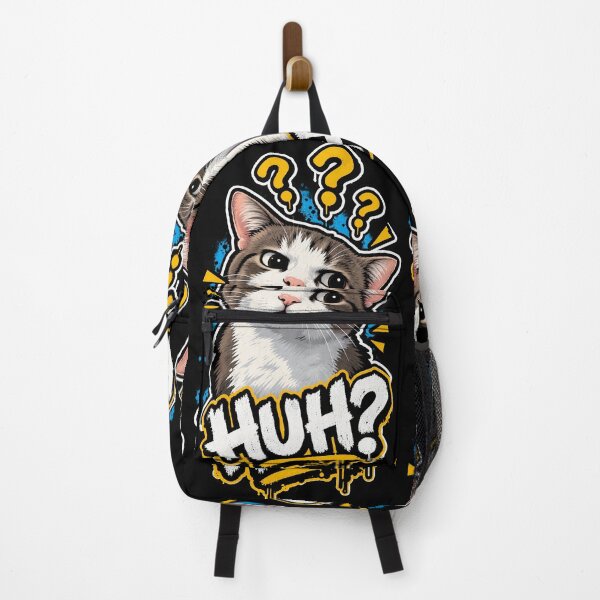 Item preview, Huh Cat Meme Funny Cute Kitty Kitten Lover Cats Memes designed and sold by DUMEJE.