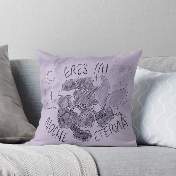 Item preview, Mermaid and skull cushion designed and sold by Soulcalavera.
