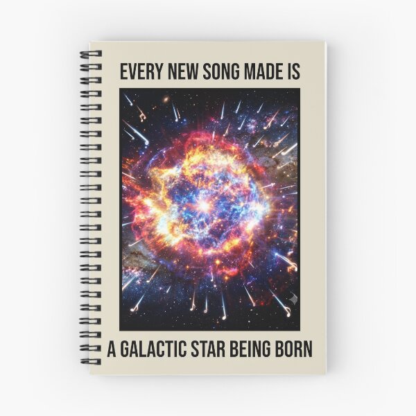 Item preview, Every New Song Made Is A Galactic Star Being Born designed and sold by DTTG-Co.