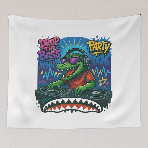 Item preview, Croco Dj  Urban Beats Reptile designed and sold by IdealiftsArt.