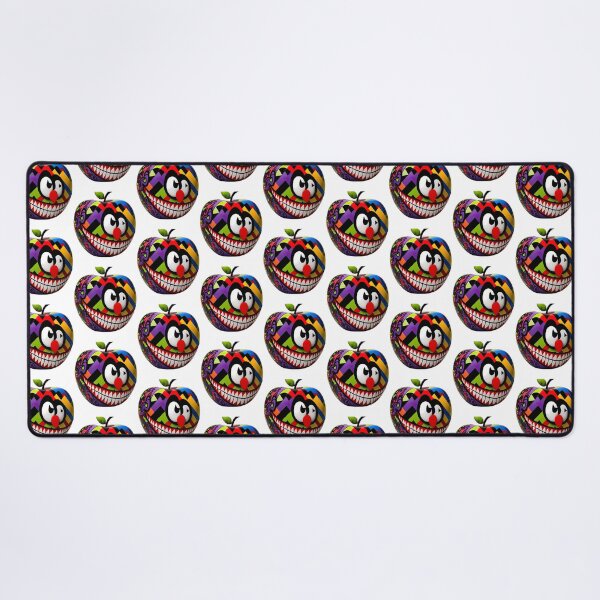Item preview, Cartoon Frenzy Pop-Art Apple With A Shark Grin designed and sold by IdealiftsArt.