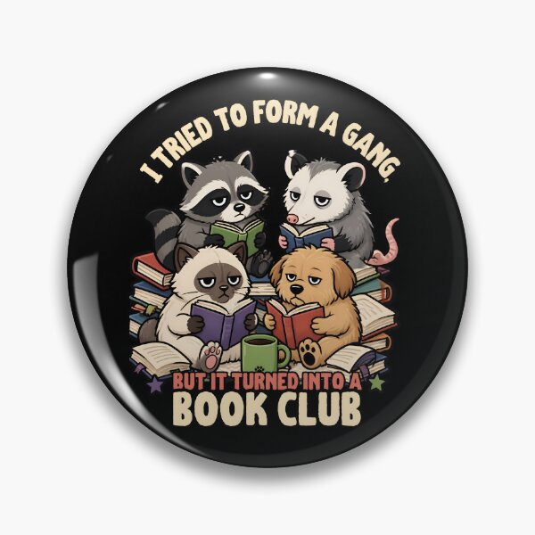 Item preview, I Tried To Form A Gang But It Turned Into A Book Club Funny Reading Gifts designed and sold by LeSoniPapaPrint.