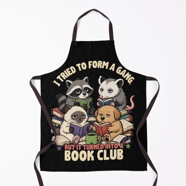 Item preview, I Tried To Form A Gang But It Turned Into A Book Club Funny Reading Gifts designed and sold by LeSoniPapaPrint.