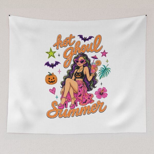 Item preview, Hot Ghoul Summer designed and sold by coastalquillco.
