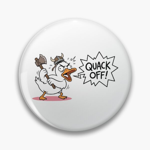 Item preview, Funny Viking Duck Quack Off Meme designed and sold by jeshands.