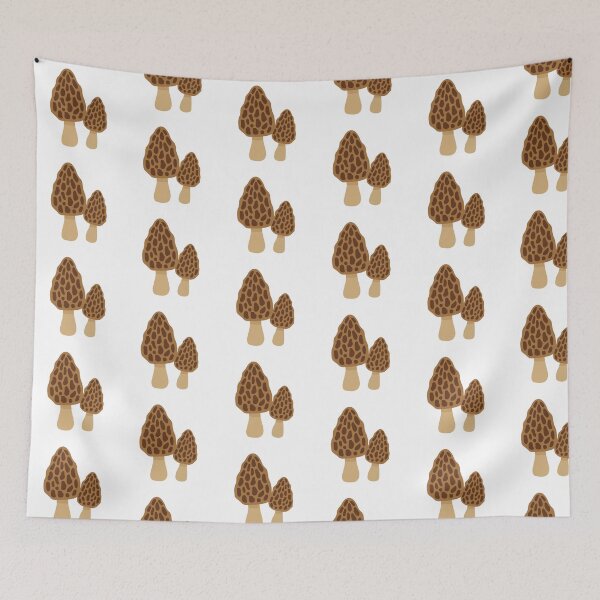 Item preview, Wild Morel Mushroom Illustration designed and sold by BetweenForms.