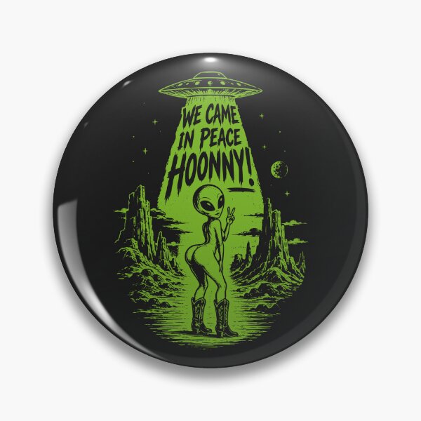 Item preview, We Came In Peace Funny Retro Hippie Western designed and sold by CamaleonDesigns.