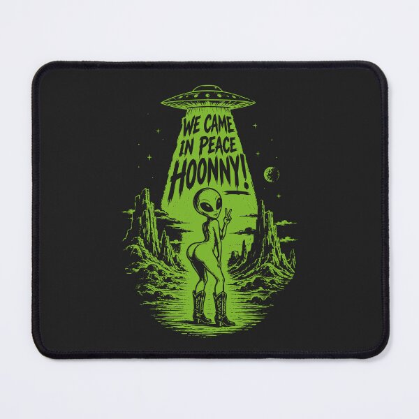 Item preview, We Came In Peace Funny Retro Hippie Western designed and sold by CamaleonDesigns.