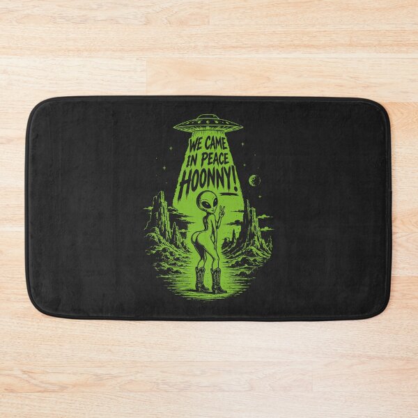 Item preview, We Came In Peace Funny Retro Hippie Western designed and sold by CamaleonDesigns.