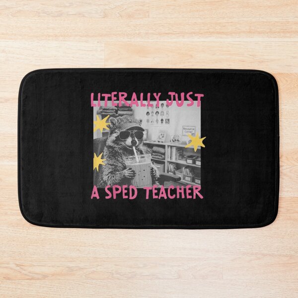 Item preview, Literally Just A Sped Teacher Raccoon designed and sold by leevekaArt.