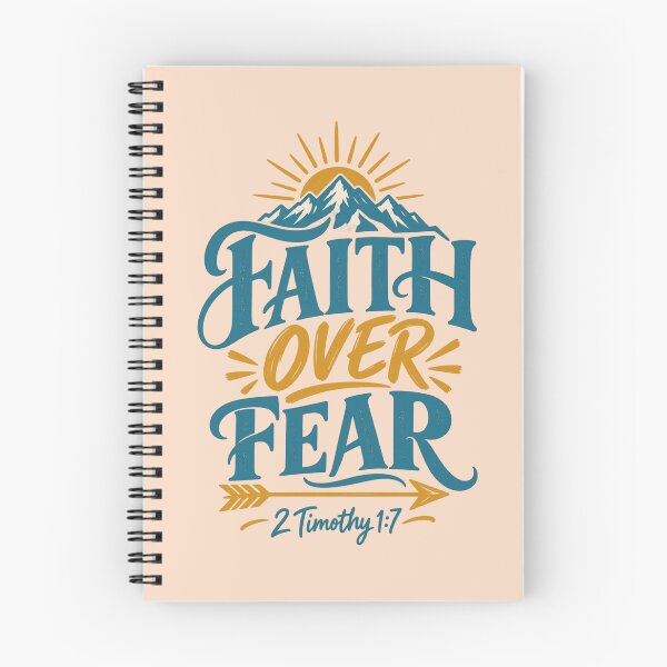 Item preview, Faith Over Fear Christian Encouragement designed and sold by PunchDrop.