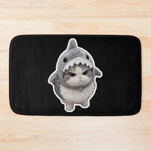 Item preview, Angry Cat Shark Mode designed and sold by IdealiftsArt.