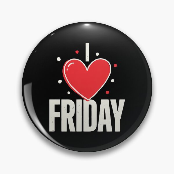 Item preview, I Love Friday Heart Graphic Weekend Lover designed and sold by Say It With Ink.