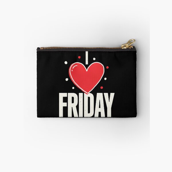 Item preview, I Love Friday Heart Graphic Weekend Lover designed and sold by Say It With Ink.