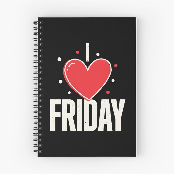 Item preview, I Love Friday Heart Graphic Weekend Lover designed and sold by Say It With Ink.