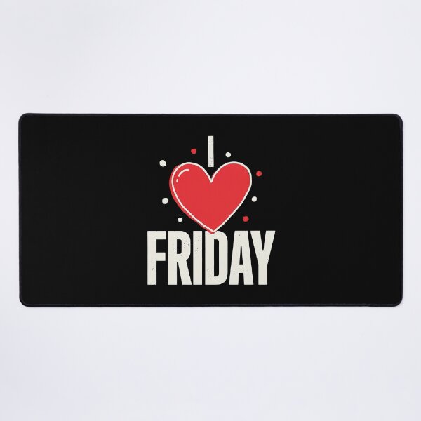 Item preview, I Love Friday Heart Graphic Weekend Lover designed and sold by Say It With Ink.