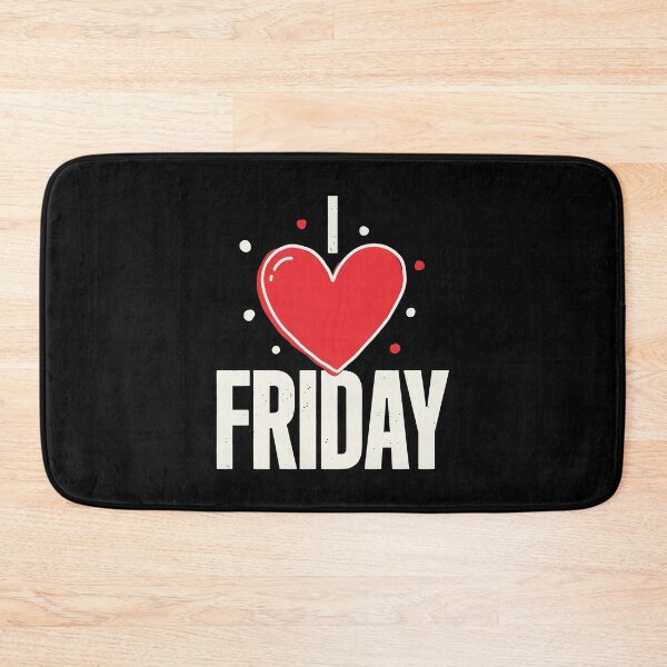 Item preview, I Love Friday Heart Graphic Weekend Lover designed and sold by Say It With Ink.