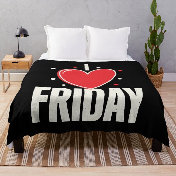 Item preview, I Love Friday Heart Graphic Weekend Lover designed and sold by Say It With Ink.