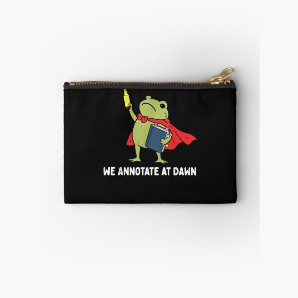 Item preview, We Annotate At Dawn English Teacher Funny Frog Reader  designed and sold by ArtByimamS.