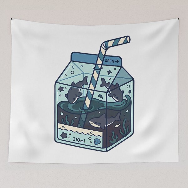 Item preview, Deep Sea Milk Carton designed and sold by IdealiftsArt.