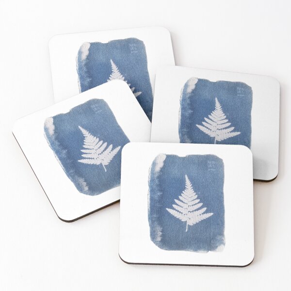 Item preview, Cyanotype Fern Botanical Print - Prussian Blue Nature Art designed and sold by Skayana.