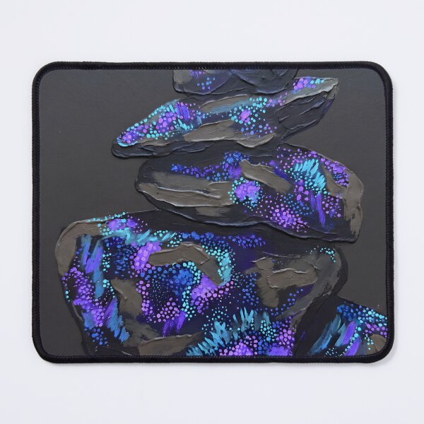 Item preview, Iridescent Moss Stacked Stones designed and sold by ArtlightStudio.