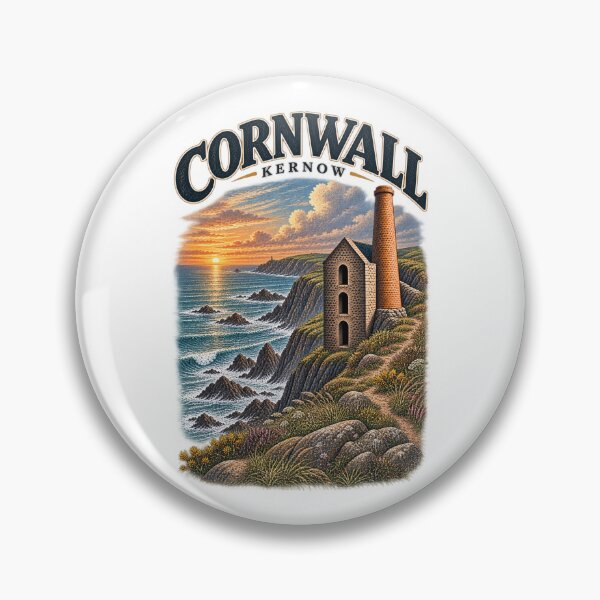 Item preview, Cornwall Kernow Coastal Heritage Art designed and sold by Larkfound Studio.
