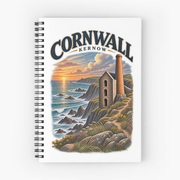 Item preview, Cornwall Kernow Coastal Heritage Art designed and sold by Larkfound Studio.