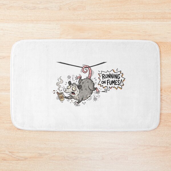 Item preview, Funny Opossum Running On Fumes Coffee Meme designed and sold by jeshands.