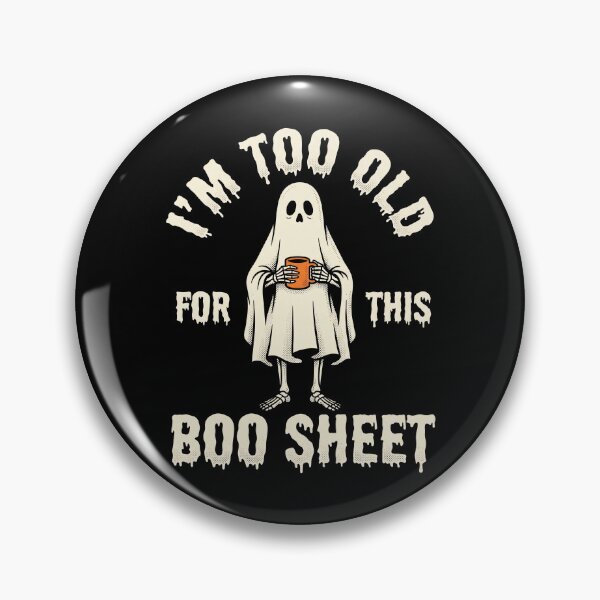 Item preview, keleton Ghost Coffee Too Old For This Boo Sheet designed and sold by MizoX7.