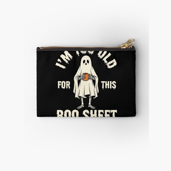 Item preview, keleton Ghost Coffee Too Old For This Boo Sheet designed and sold by MizoX7.