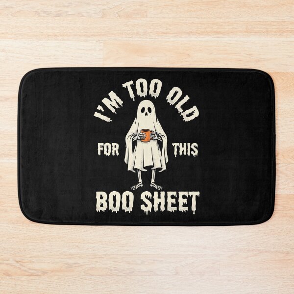 Item preview, keleton Ghost Coffee Too Old For This Boo Sheet designed and sold by MizoX7.