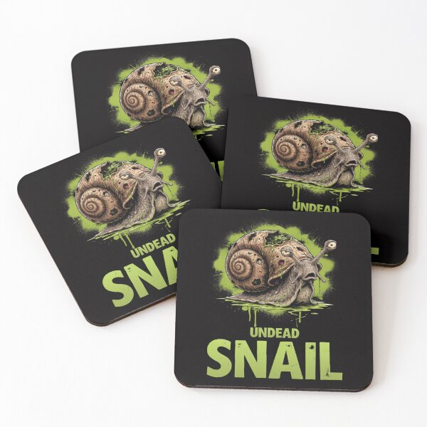 Item preview, Snail Undead Creature Zombie Creepy Horror  designed and sold by OurFunnyDesigns.