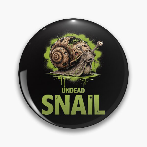 Item preview, Snail Undead Creature Zombie Creepy Horror designed and sold by OurFunnyDesigns.