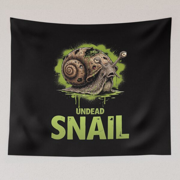 Item preview, Snail Undead Creature Zombie Creepy Horror  designed and sold by OurFunnyDesigns.