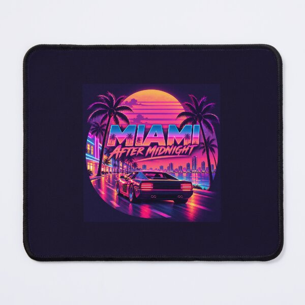 Item preview, Miami After Midnight Retrowave Car designed and sold by SystemDreams00.