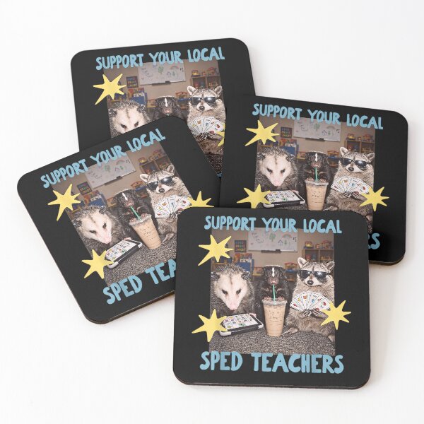 Item preview, Support Your Local SPED Teacher Raccoon designed and sold by ArtByimamS.