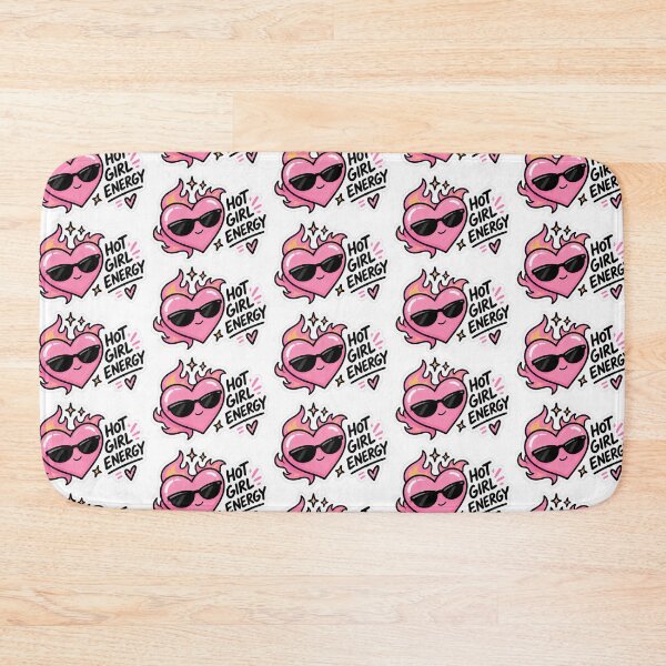 Item preview, Hot Girl Energy Heart Sticker designed and sold by ammi.