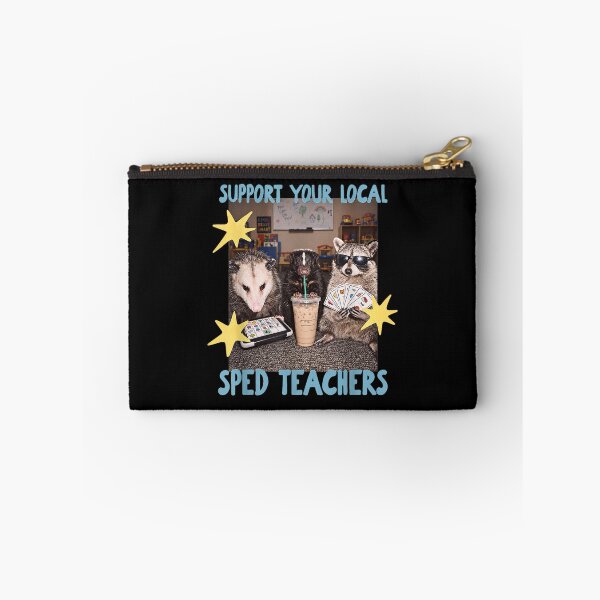 Item preview, Support Your Local SPED Teacher Raccoon  designed and sold by leevekaArt.