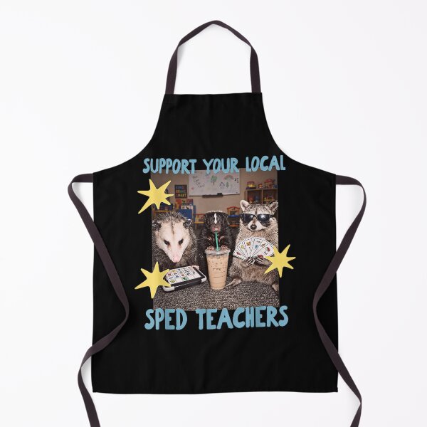 Item preview, Support Your Local SPED Teacher Raccoon  designed and sold by leevekaArt.