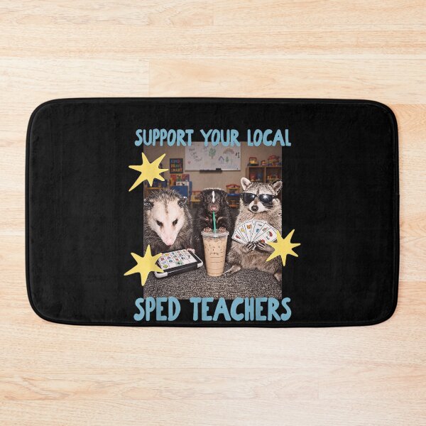 Item preview, Support Your Local SPED Teacher Raccoon  designed and sold by leevekaArt.