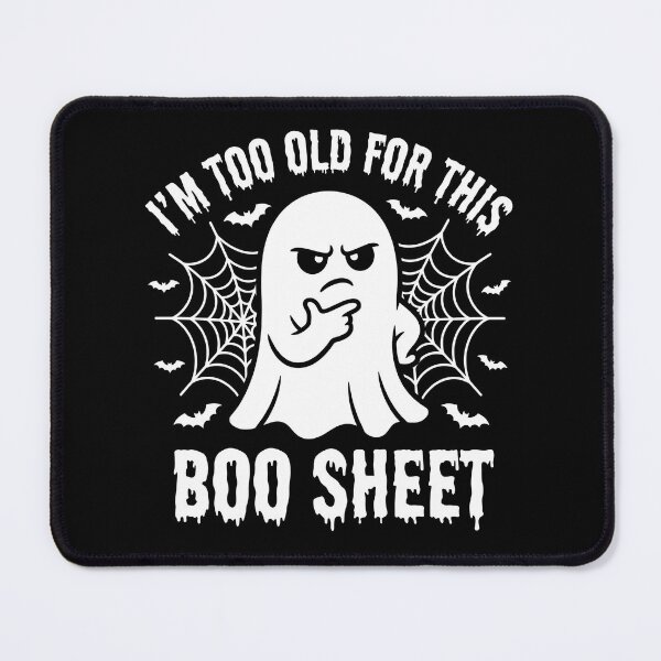 Item preview, Thinking Ghost Spiderweb Too Old For This Boo Sheet designed and sold by MizoX7.
